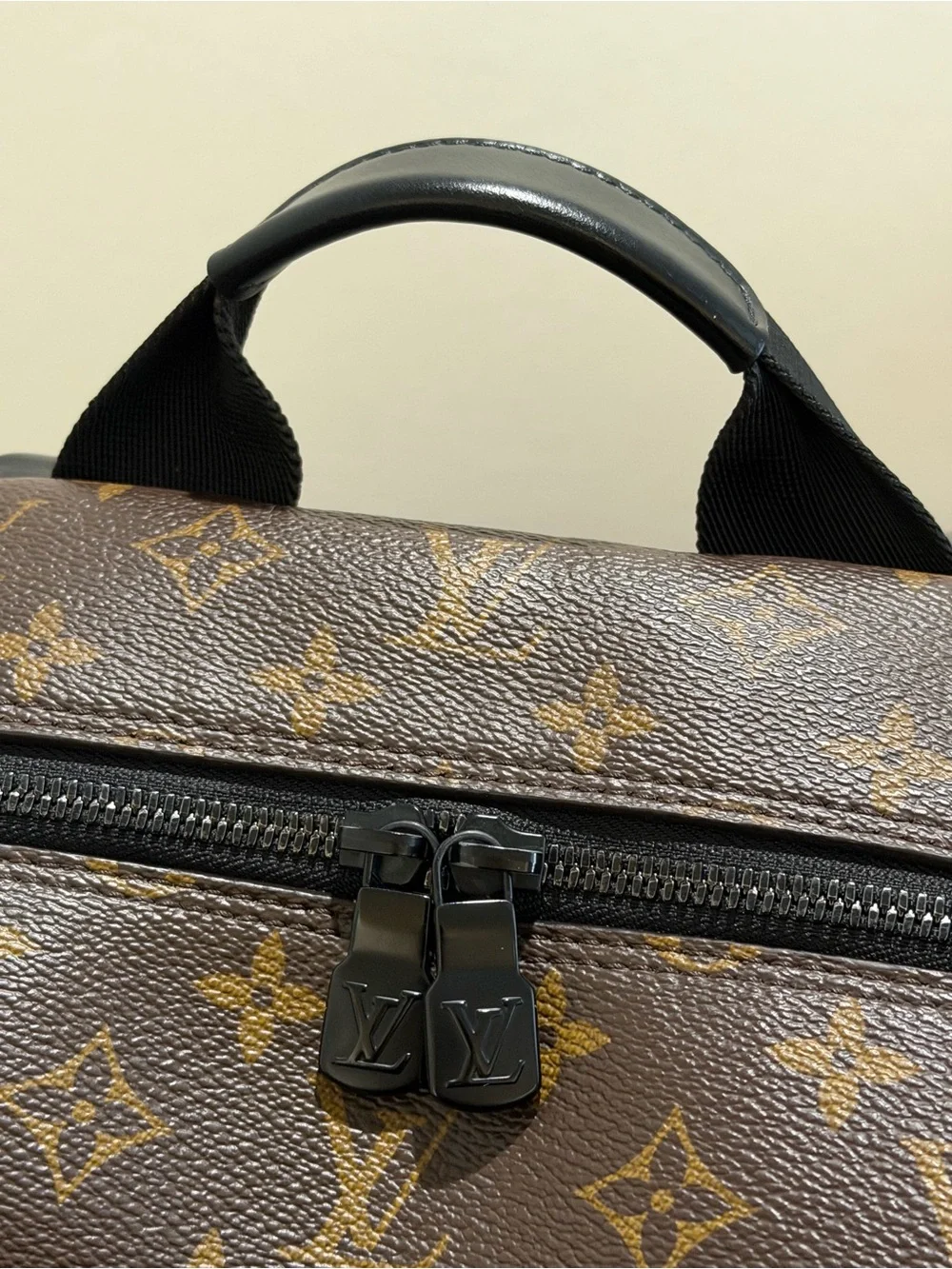 Louis Vuitton Monogram Canvas Brown / Gold Backpack